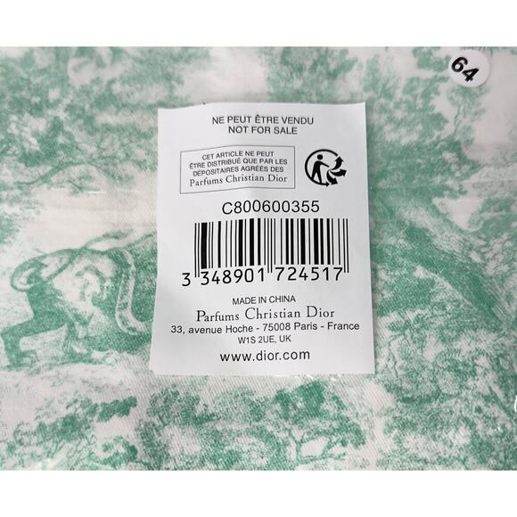 Christian Dior Parfums Green Reusable Tote Bag– Limited Edition NEW Book Tote - Picture 3 of 4